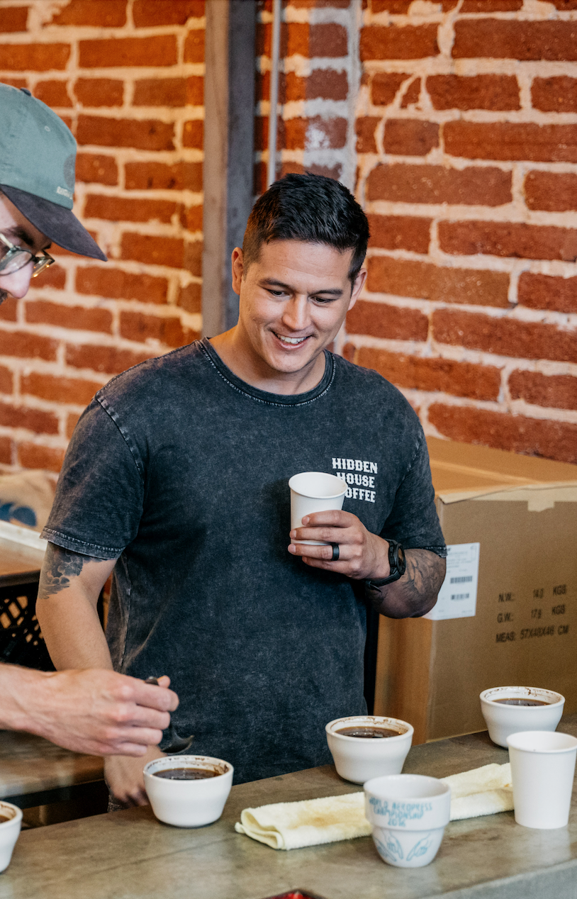 Image of the founder and owner of Hidden House Coffee, Ben