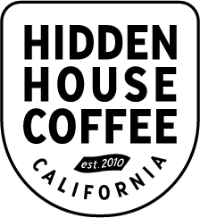 Hidden House Coffee Logo: Hidden House Coffee, Established 2010, California