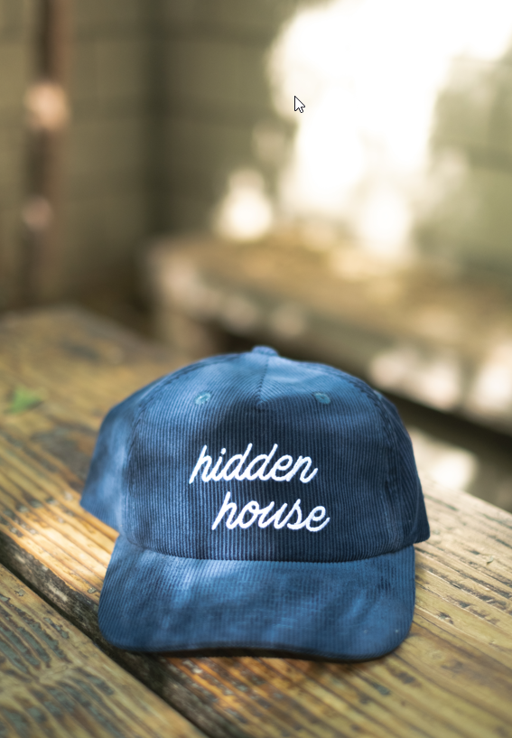 Blue Corduroy Snapback HHC x Seager
